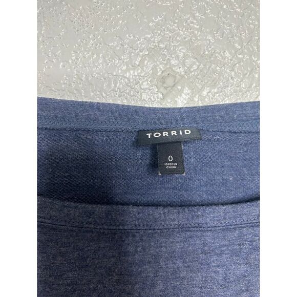 Woman’s Torrid Good Vibes Crewneck Long Sleeve Shirt - Picture 2 of 3